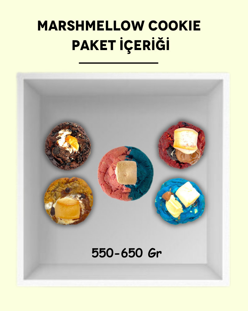 Marshmellow Cookie Set"5 Adet" - Görsel 2